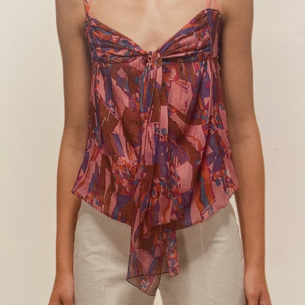 STRENESSE Gabriele Strehle Silk Printed Top